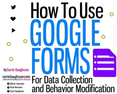 Google Forms for Data Collection and Behavior Modification | Time to Learn | Scoop.it
