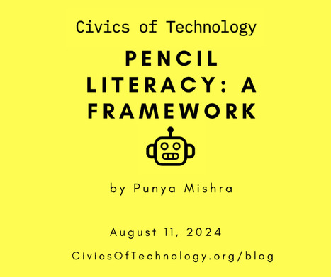 Pencil Literacy: A Framework — | Educational Pedagogy | Scoop.it