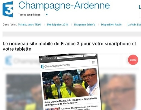 France 3 lance des sites régionaux pour smartphones et tablettes | Les médias face à leur destin | Scoop.it