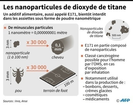 Les nanoparticules de dioxyde de titane bientôt bannies de l’alimentation | Prévention du risque chimique | Scoop.it