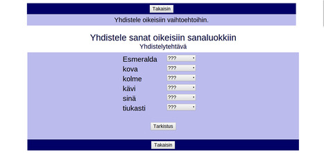 Yhdistele sanat oikeisiin sanaluokkiin | 1Uutiset - Lukemisen t&auml;hden | Scoop.it