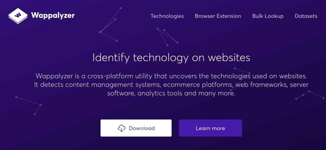 Wappalyzer. D&eacute;couvrir la technologie derri&egrave;re un site | TICE et langues | Scoop.it