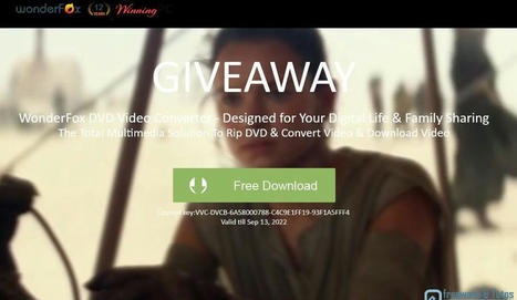 Offre promotionnelle : WonderFox DVD Video Converter gratuit ! (giveaway) | Freewares | Scoop.it
