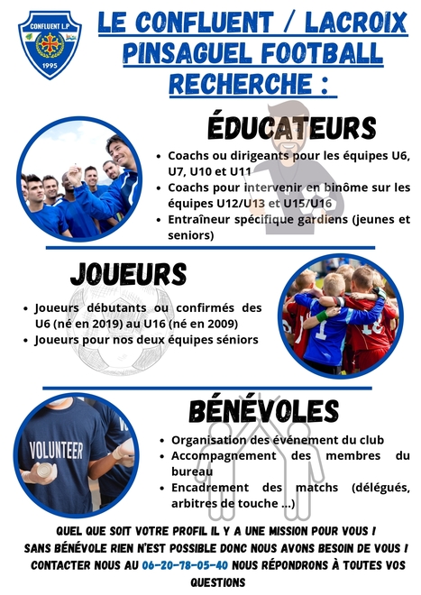 Le club de foot recherche... | Lacroix-Falgarde | Scoop.it