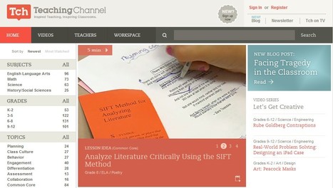 Teaching Channel: Videos, Lesson Plans and Other Resources for Teachers | 21st Century Tools for Teaching-People and Learners | Scoop.it