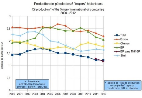 La production de pétrole du groupe Total décline pour la 8ème année | Nouveaux paradigmes | Scoop.it