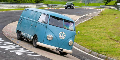 Porsche Flat-Six-Swapped VW Bus Laps the Nurburgring on Video | Porsche cars are amazing autos | Scoop.it