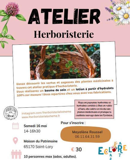 L'Association ArtLab Eclore propose un atelier Herboristerie &agrave; Saint-Lary Soulan le 16 mai | Vall&eacute;es d'Aure & Louron - Pyr&eacute;n&eacute;es | Scoop.it