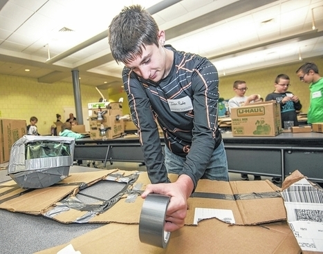 Students show their smarts with cardboard creations | Aprendiendo a Distancia | Scoop.it