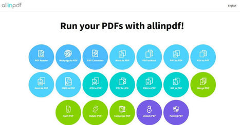 AllInPDF : une collection d'outils PDF en ligne | Freewares | Scoop.it