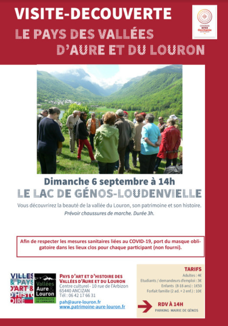 Découverte du lac de Génos-Loudenvielle et de ses environs le 6 septembre | Vallées d'Aure & Louron - Pyrénées | Scoop.it