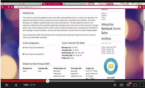 Video Tutorials to Help You Create A Classroom Website Using Weebly ~ Educational Technology and Mobile Learning | תקשוב והוראה | Scoop.it