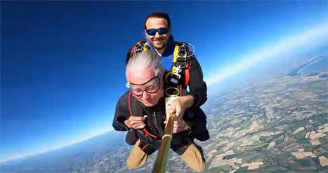 Insolite : en Vendée, à 90 ans, il effectue un saut en parachute ! | Le Journal des Sables | No limite | Scoop.it