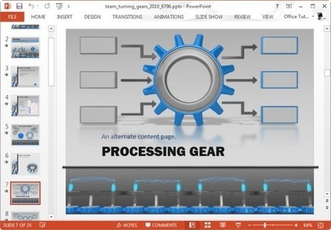 Animated Team Turning Gears PowerPoint Template | PowerPoint Presentation | PowerPoint presentations and PPT templates | Scoop.it