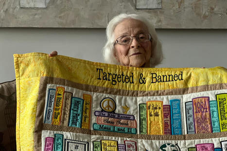 À 101 ans, elle coud contre la censure des livres | Veille professionnelle en bibliothèque | Scoop.it