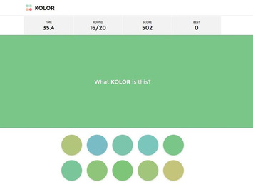 Kolor. Un jeu pour en voir de toutes les couleurs - Allweb2 - Les Outils du Web | TIC, TICE et IA mais... en français | Scoop.it