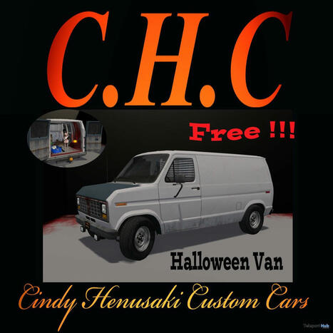 Halloween Van October 2025 Gift by Cindy Henusaki Custom Cars | Teleport Hub - Second Life Freebies | Second Life Freebies | Scoop.it