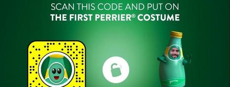 Snapchat : Perrier f&ecirc;te Halloween sur l'appli, en grande forme en mati&egrave;re de publicit&eacute; | Generation Z Marketing | Scoop.it