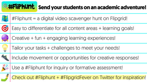 Let’s go on a Fliphunt �️‍♀️ with Kathi K! — Flipgrid | iPads, MakerEd and More  in Education | Scoop.it