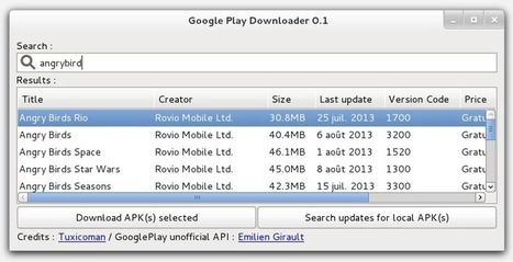 GooglePlayDownloader : télécharger les APK sans rien demander à Google | Time to Learn | Scoop.it