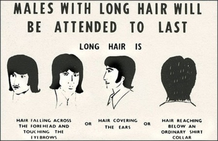 Males With Long Hair Will Be Attended To Last | Kitsch | Scoop.it