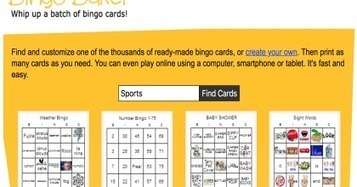 A Great Tool for Creating Bingo Cards in Class via Educators' tech  | iGeneration - 21st Century Education (Pedagogy & Digital Innovation) | Scoop.it