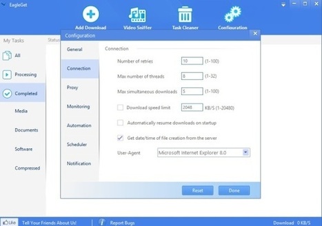 EagleGet - Must Have Free Download Manager For Windows Users | Le Top des Applications Web et Logiciels Gratuits | Scoop.it