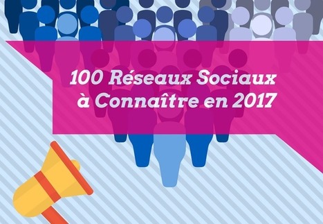 Liste des R&eacute;seaux sociaux en 2017: les 100 incontournables &agrave; conna&icirc;tre | Time to Learn | Scoop.it