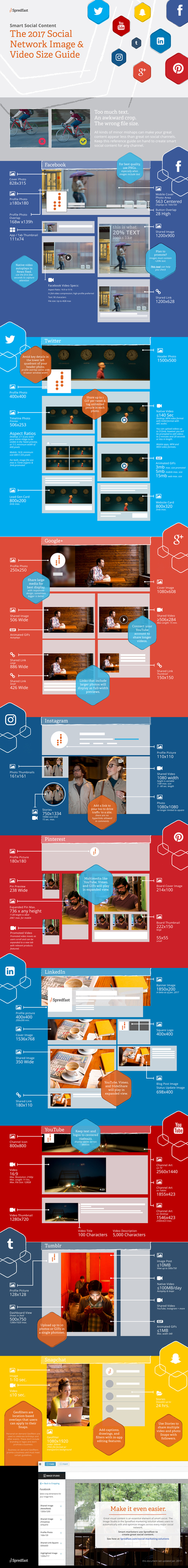 Tamaños de vídeos e imágenes para Redes Sociales #infografia #infographic #socialmedia | Education 2.0 & 3.0 | Scoop.it