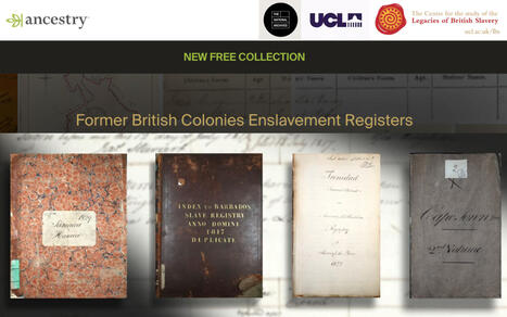 Ancestry publie 4 millions de fiches sur l'esclavage britannique | La Biblioth&egrave;que de l'&Eacute;cole nationale des chartes-PSL vous accompagne dans la pr&eacute;paration aux concours | Scoop.it