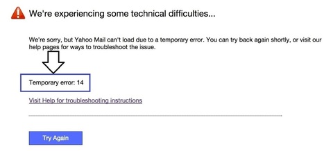 Yahoo Temporary Errors Yahoo Customer Service In Email Support