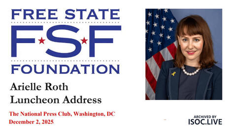 RECORDING &ndash; Free State Foundation Luncheon Address by NTIA Administrator Arielle Roth | by Internet Society US New York Chapter&nbsp; | ISOC.live | Surfing the Broadband Bit Stream | Scoop.it