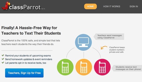 ClassParrot - Safe Texting for the Classroom -- ClassParrot | Moodle and Web 2.0 | Scoop.it