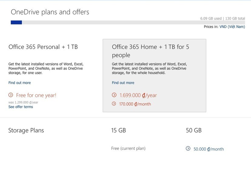 Onedrive Promotions