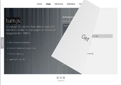turn.js - The page flip effect for HTML5 | Dev Breakthroughs | Scoop.it