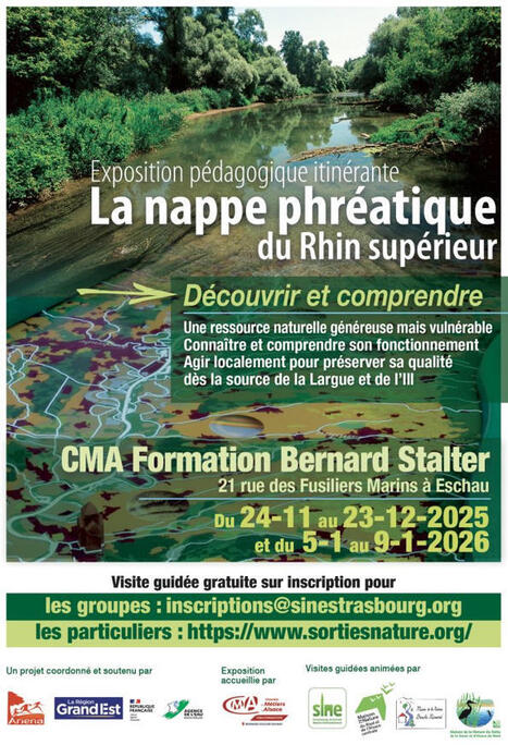Exposition sur la nappe phr&eacute;atique au Centre de formation Bernard Stalter &ndash; Commune d'Eschau | Alsace Actu | Scoop.it