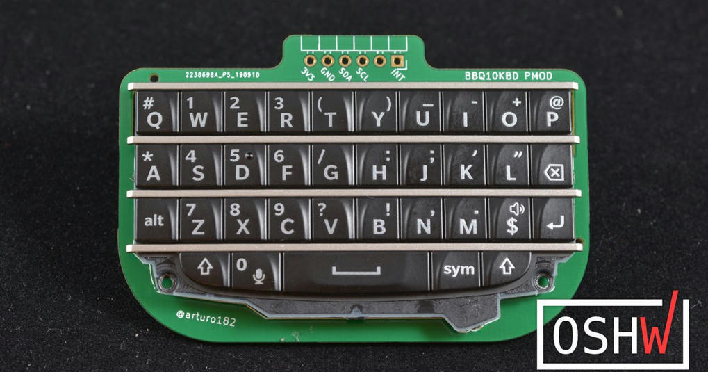 BB Q10 Keyboard PMOD from Solder Party on | Ras...