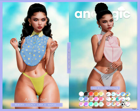 Amber Set Fatpack July 2025 Group Gift by Analogic | Teleport Hub - Second Life Freebies | Teleport Hub | Scoop.it