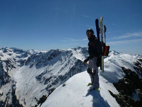 Lustou 3023m - Couloir Ouest + Arête Sud le 9 avril 2014 - François Esquerré | Facebook | Vallées d'Aure & Louron - Pyrénées | Scoop.it