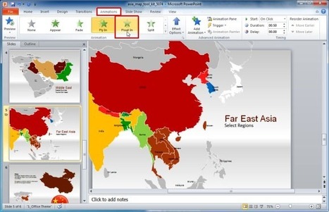 Asia Map Template For PowerPoint Presentations | PowerPoint Presentation | PowerPoint Tips & Presentation Design | Scoop.it