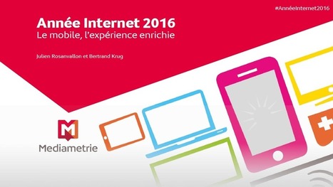 Étude Médiamétrie : la vidéo et la navigation mobile, les grandes tendances 2016 - Blog du Modérateur | Digital Communication and Marketing | Scoop.it