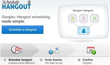 Gustavo Mart&iacute;nez Blog&acute;s &raquo; Blog Archive &raquo; ScheduleHangout: Excelente servicio web para programar las quedadas en Google+ | google + y google apps | Scoop.it