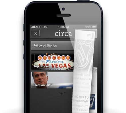Circa, une application pour grignoter l'information | DocPresseESJ | Scoop.it