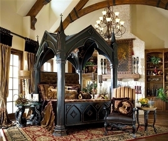 Medieval Kings Bed In Luxury High End Furniture For Home