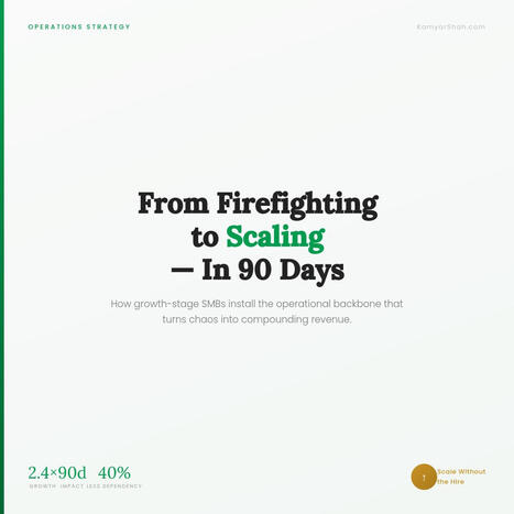 Strategic Planning: Kamyar Shah's Business Strategy Guide | Strategy and Analysis | Scoop.it