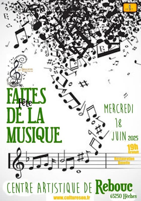 Faites de la musique à Rebouc le 18 juin | Vallées d'Aure & Louron - Pyrénées | Scoop.it