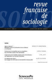 Cyril Jayet, Revue française de sociologie, 2021-1-62, "L’approche de la mobilité sociale par les microclasses : une application sur données françaises" | les eNouvelles | Scoop.it