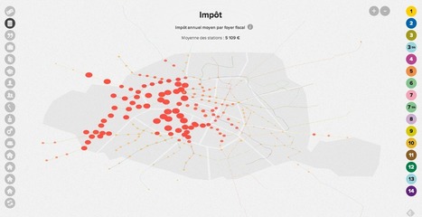 La carte interactive des populations parisiennes | Cabinet de curiosit&eacute;s num&eacute;riques | Scoop.it