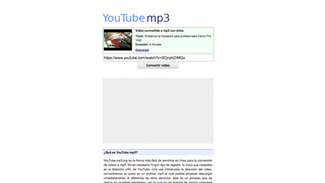 Cómo convertir vídeos de Youtube a mp3 sin usar programas  | TIC & Educación | Scoop.it