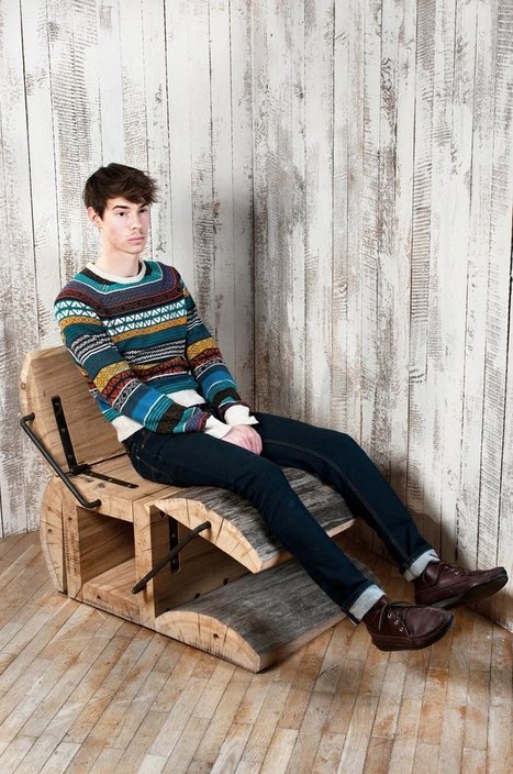 The 'waste Less' Rockin Chair by Architecture Uncomfortable Workshop | 1001 Recycling Ideas ! | Scoop.it